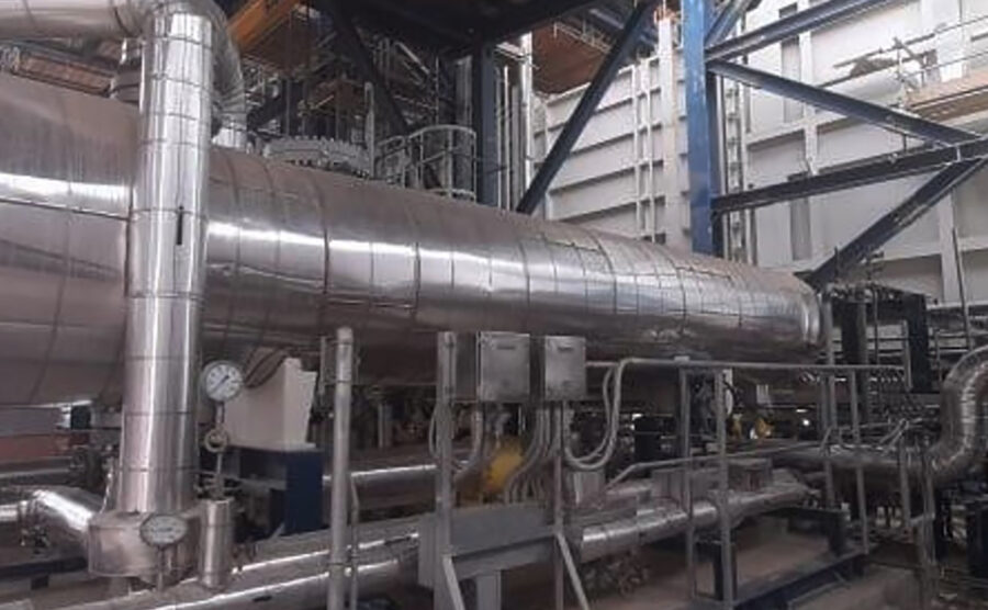 Centrale electrique acycle combine 1338,15mw de oumeche ii Biskra